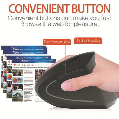 Wireless Vertical Mouse Gaming Mouse Computer Mice Ergonomic