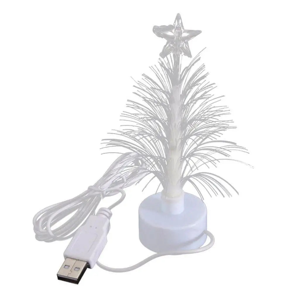 Mini USB Fiber Optic Christmas Tree