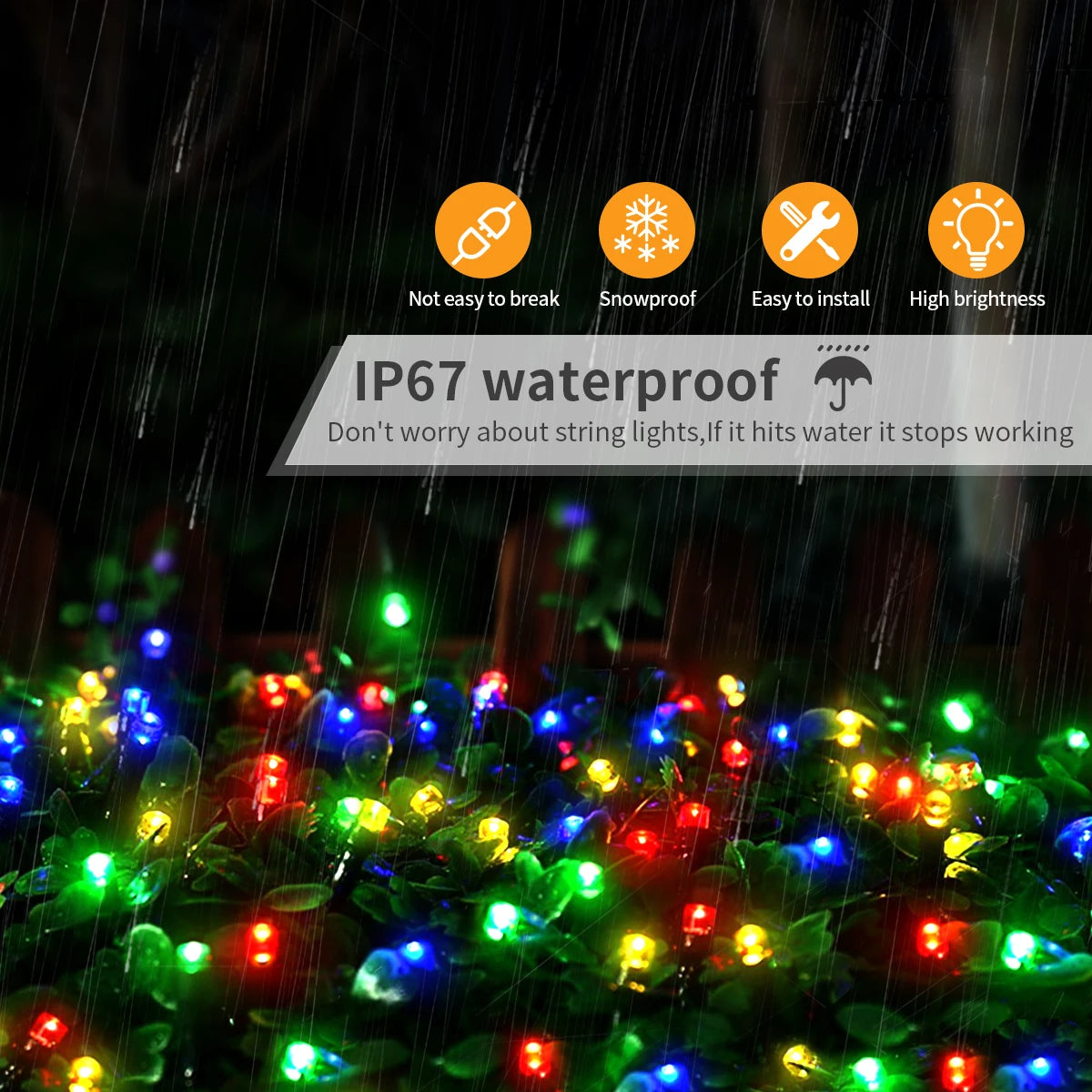 24V LED Christmas Fairy String Lights – Waterproof Outdoor Garden & Wedding Decoration