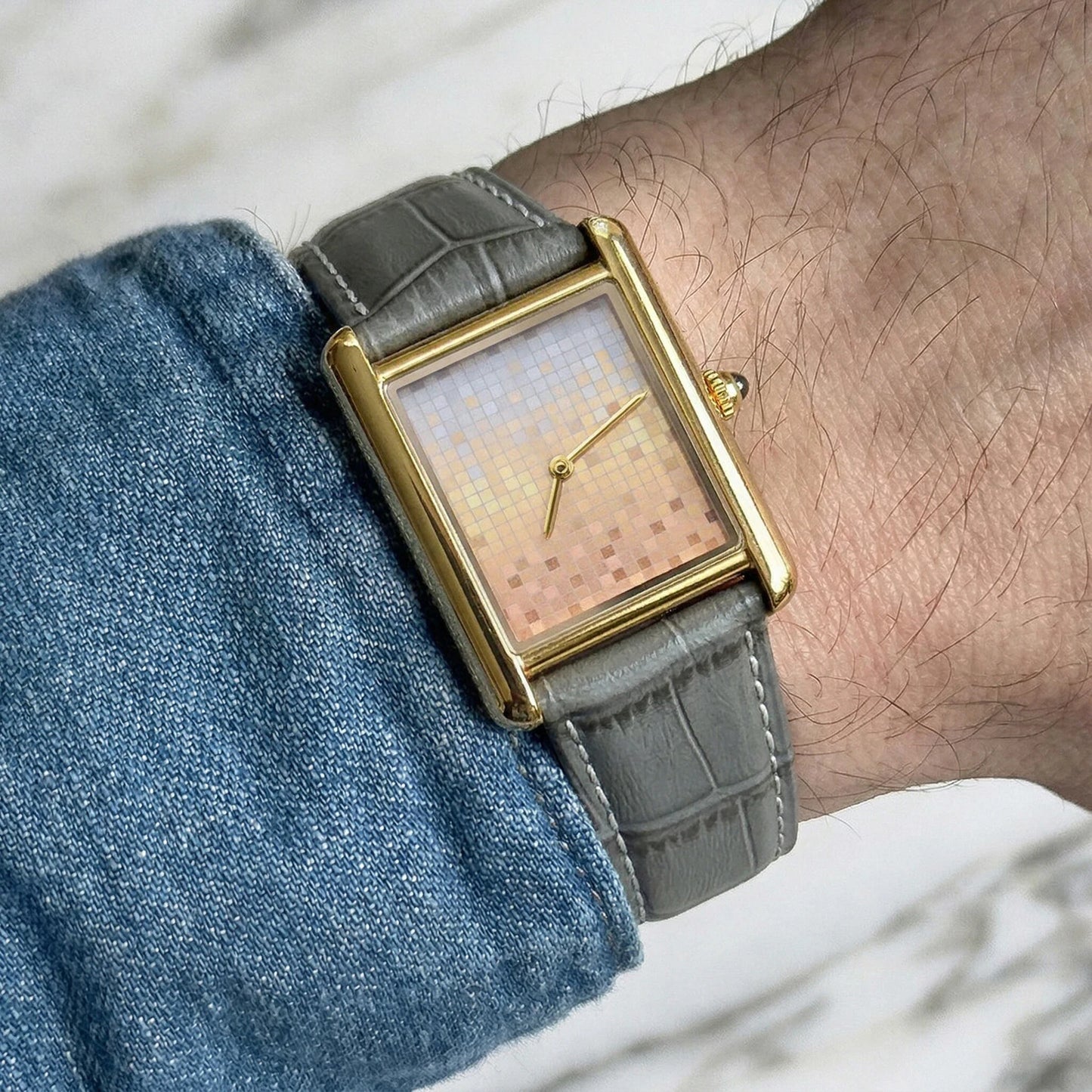 CILOA Tank Square Watch for Men, Fashionable and Casual, New Style, High Quality, Light Luxury Gift, Waterproof Quartz Watch