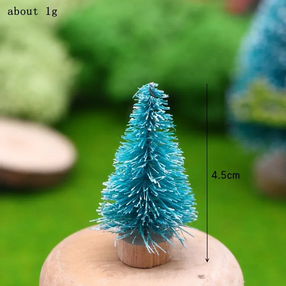 Decorated Mini Cedar Pine Christmas Tree