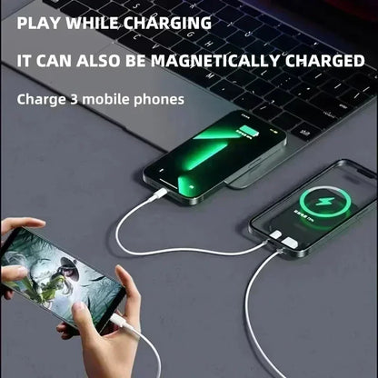 VIVO 500000mAh Magnetic Power Bank PD22.5W Wireless Fast Charging Large Capacity External Battery For iPhone Huawei Samsung