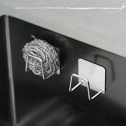 Stainless Steel Kitchen Sink Sponge Holder Organizer