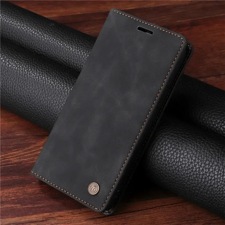 Leather Flip Phone Case For Samsung Galaxy S26 S25 S22 S23 S24 Ultra S10 Plus S20 S21 FE Note 20 Ultra Luxury Wallet Cover
