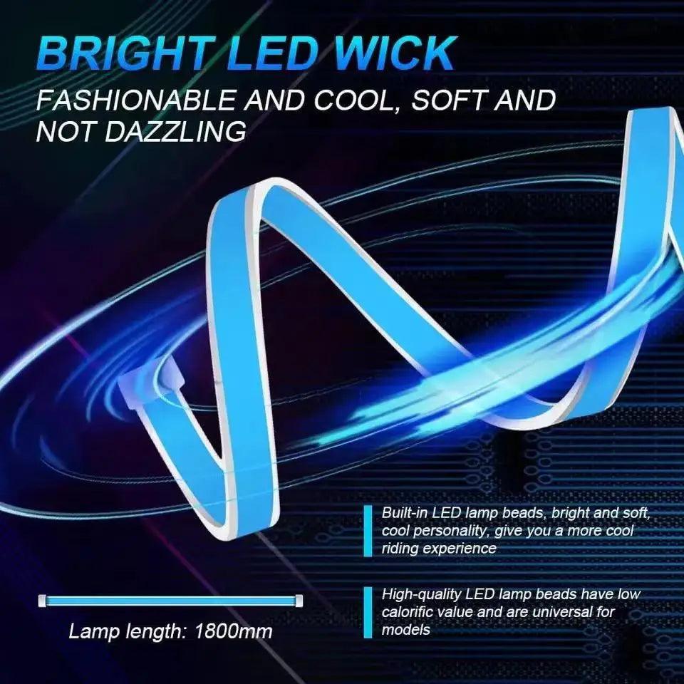Dynamic LED Car Hood Light Strip – IP68, 150 or 180cm