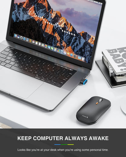 USB Mouse Jiggler Undetectable Auto Mouse Mover for PC & Laptop