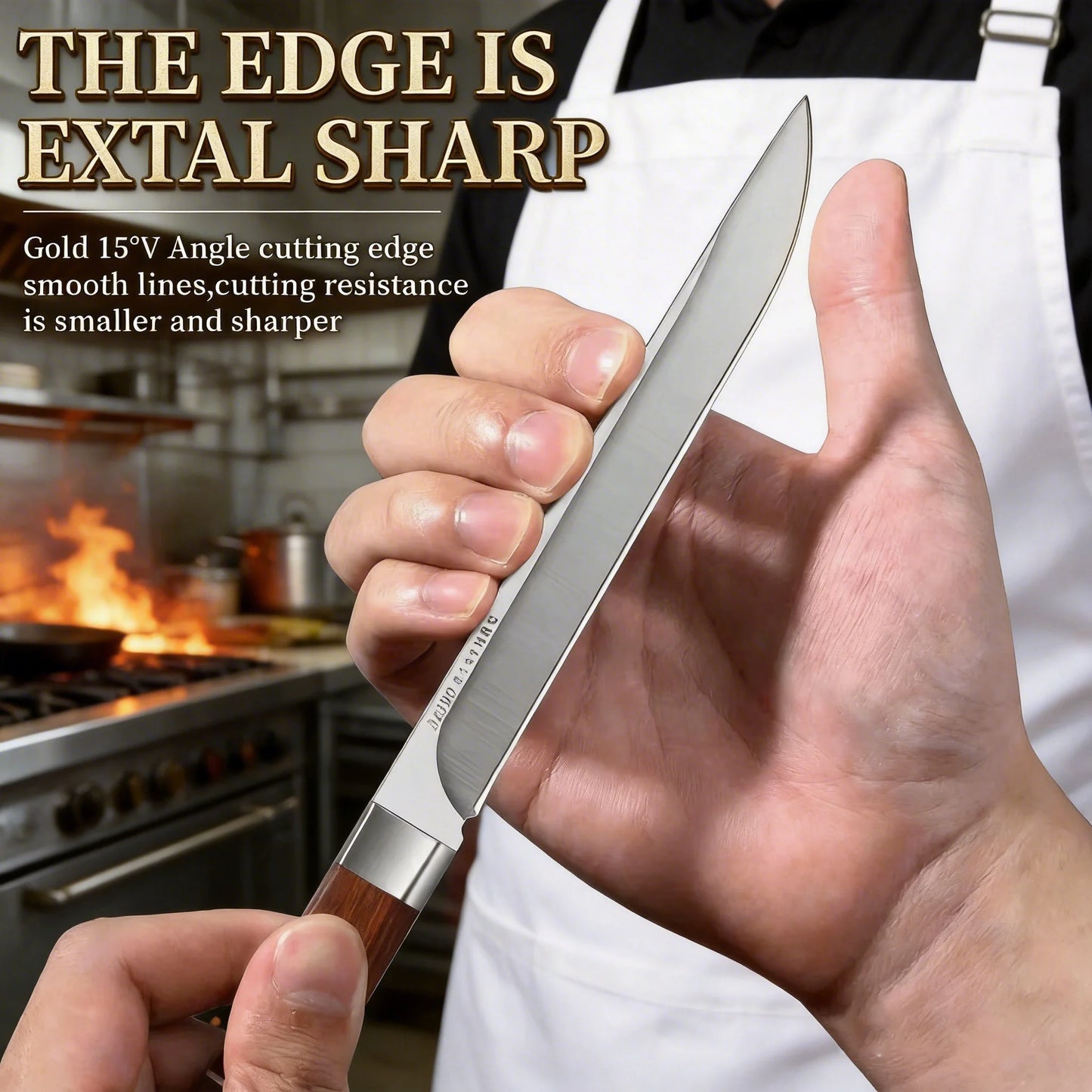1/2/3 Straight Blade Kitchen Knife Set, Professional Kitchen Fruit Knife, Portable Cutting Knife, High Hardness Japanese Knife