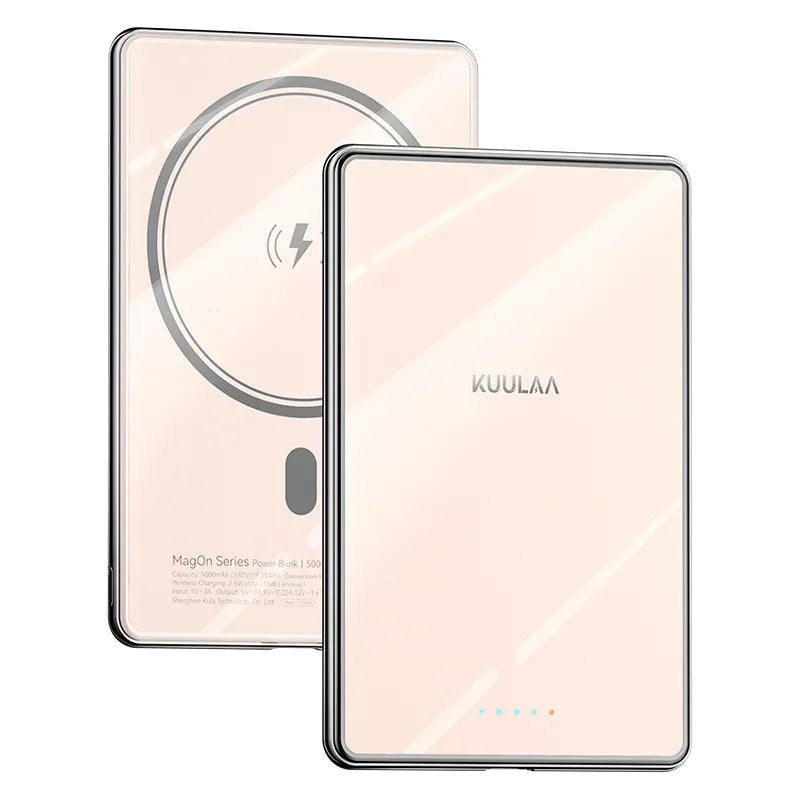 Slim Magnetic Power Bank 5000mAh 20W Fast Charge