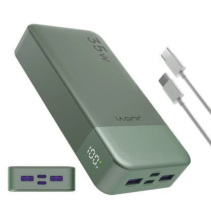 Portable Power Bank 20000mAh, JUOVI 35W Portable Charger, Battery Pack Fast Charging, PD3.0 QC4.0 External Phone Battery Pack