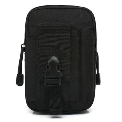 Mobile Phone Case Pouch Waist Bag Waterproof Nylon Multifunction Casual Men Waist Pack Male Small Bag