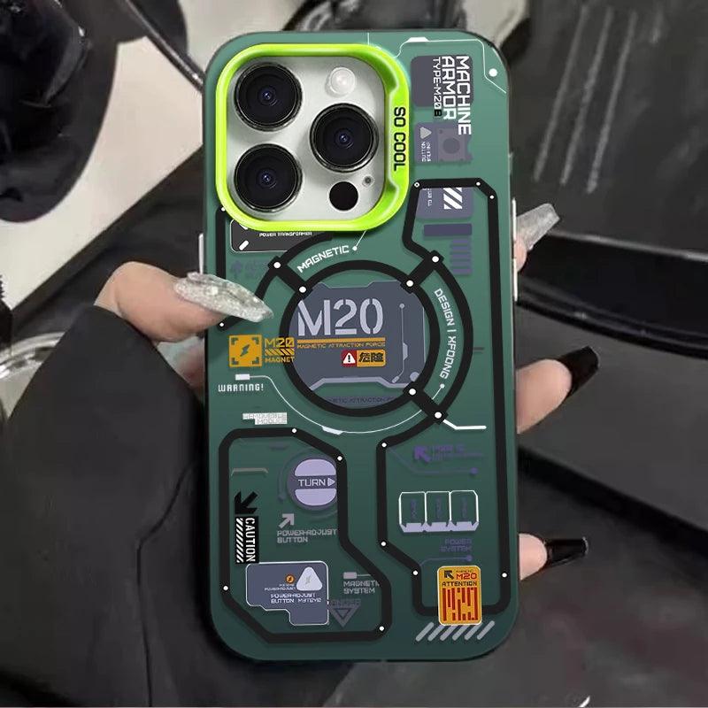 iPhone Luxury Circuit Label Shockproof Bumper Case