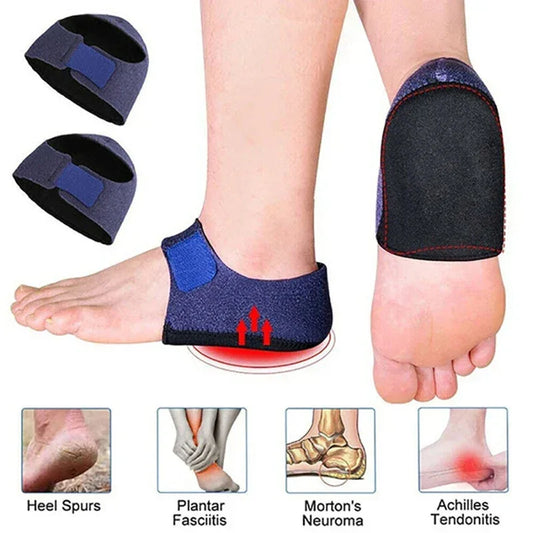 1 Pair Heel Cushion Gel Heel Cups for Heel Pain Plantar Fasciitis Heel Pads Great for Aching Feet Tendinitis Cracked Heel Repair - Urbizia