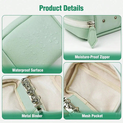 Waterproof Zipper Medicine Pouches Set, 14 Color Designs Weekly Organizer For Daily Supplement Storage