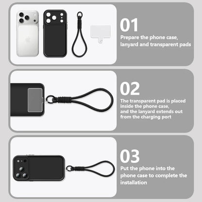 Wrist Strap Lanyard TPU Case for iPhone Series