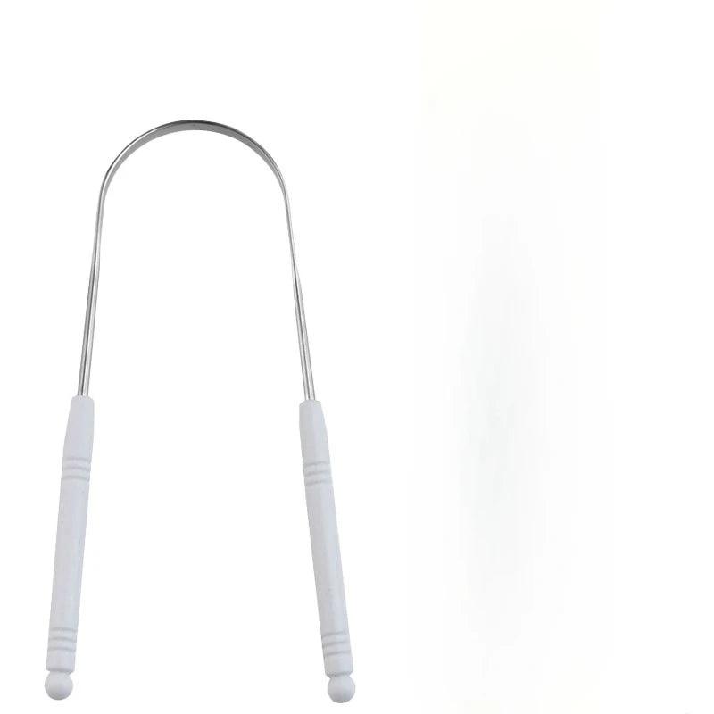 1PCS Stainless Steel Tongue Scraper Oral Tongue Cleaner Brush Tongue Toothbrush Oral Hygiene High Quality Tounge Scraper