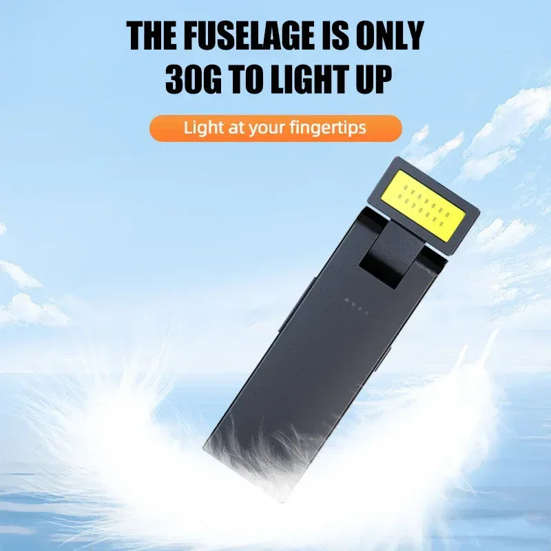 Magnetic Work Light Rechargeable COB Flashlight Suitable for Night Work Emergency Lamp Night Light Small Car Lamp - Urbizia