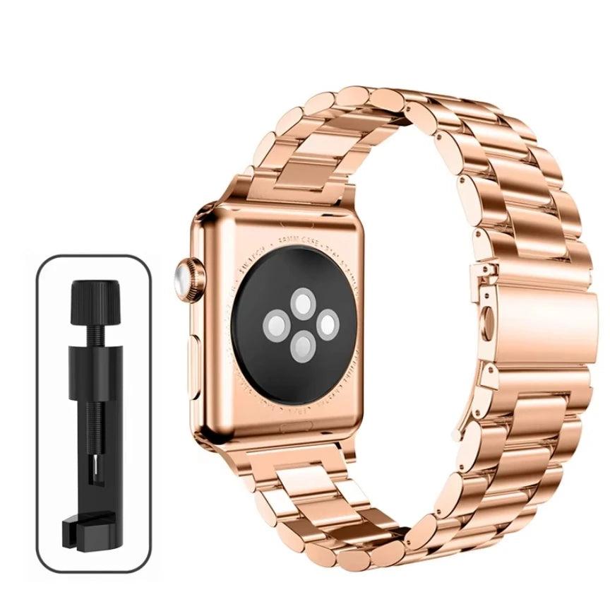 Stainless Steel Strap For Apple Watch Band 45mm Ultra 49mm 41mm 40mm 44mm 46mm Strap Metal Bracelet For Iwatch Series 11 10 42mm