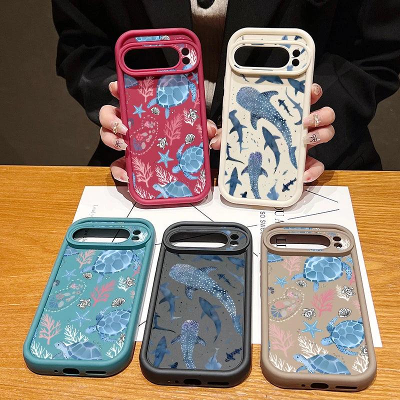 Whale Pattern TPU Case for Google Pixel Series