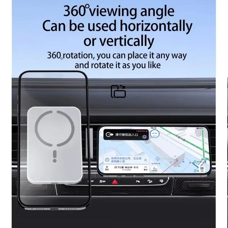 30W Magnetic Wireless Car Charger Mount for iPhone - Urbizia
