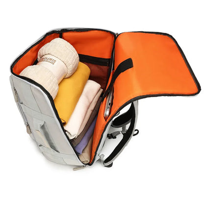 Large Capacity Fitness Bag, Travel Backpack, Dry Wet Separation Shoulder Outdoor Sports, Fishing, Yoga Training Bag Capacity Gym
