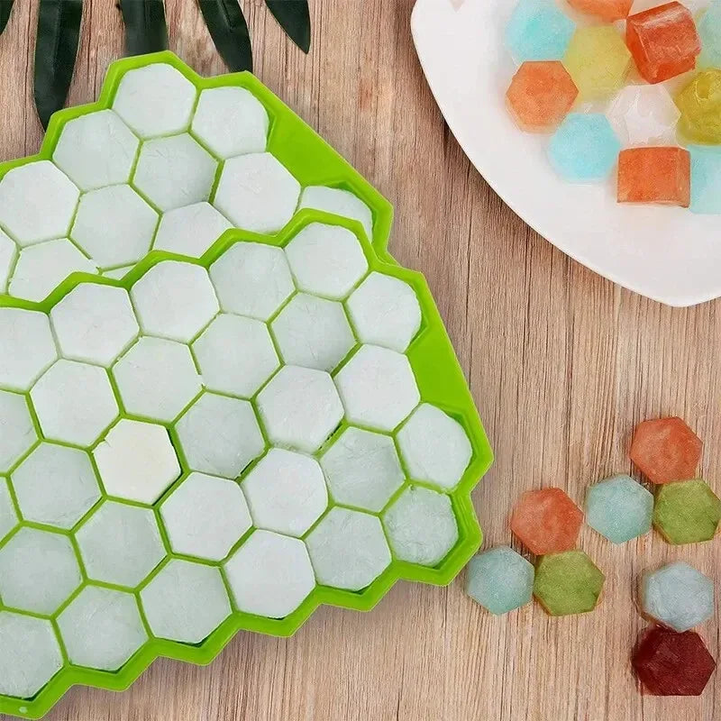 Honeycomb 37 Grid Ice Cube Tray DIY Mold