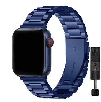 Stainless Steel Strap For Apple Watch Band 45mm Ultra 49mm 41mm 40mm 44mm 46mm Strap Metal Bracelet For Iwatch Series 11 10 42mm