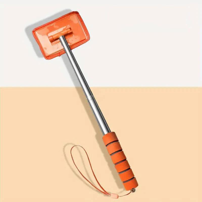 Automobile Windshield Water Scraping Telescopic Automobile Glass Wiper Auto Cleaning Tools Window Cleaning Brush Cleaning Cloth