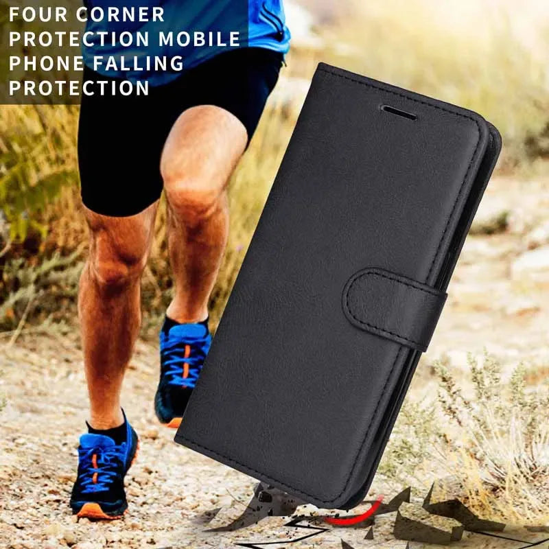 YIKATU Flip Wallet Phone Case For Huawei P8 P9 P10 P20 P30 P40 Honor 90 Lite Magic 4 5 6 Pro Leather Stand Card Slot Stand Cover