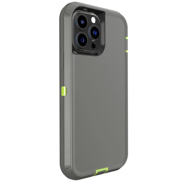 3-in-1 Heavy Duty Shockproof iPhone Case – iPhone 6 to 16 Pro Max