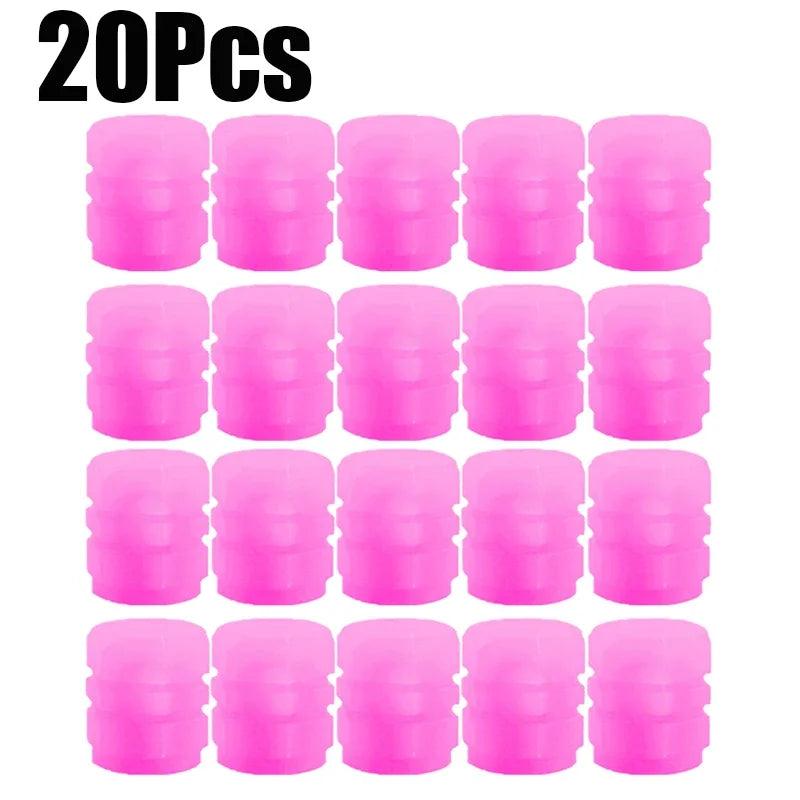 Luminous Fluorescent Car Tire Valve Stem Caps