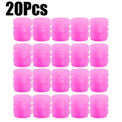 Luminous Fluorescent Car Tire Valve Stem Caps