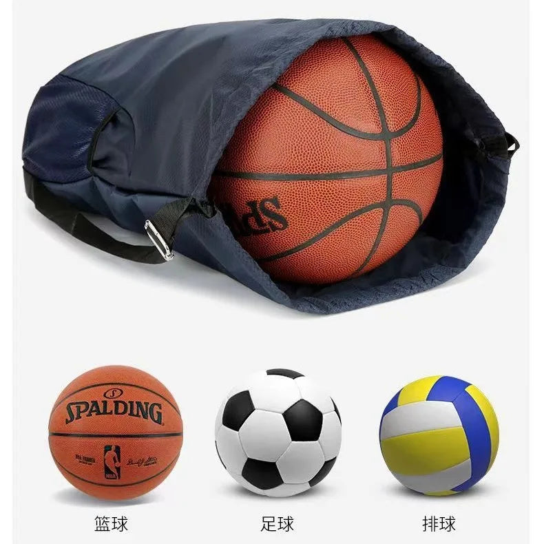 Basketball Football or Swimming Bag Dry Wet Separation Swimsuit Storage Bag Sports Backpack Training and Fitness Drawstring