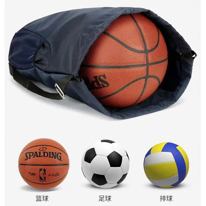 Basketball Football or Swimming Bag Dry Wet Separation Swimsuit Storage Bag Sports Backpack Training and Fitness Drawstring