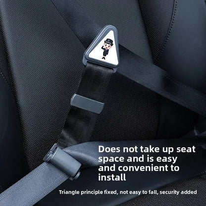 Child Car Seat Belt Adjuster Triangle Anchor Shoulder Protection Limiter Safety Accessory for Vehicle Seats - Urbizia