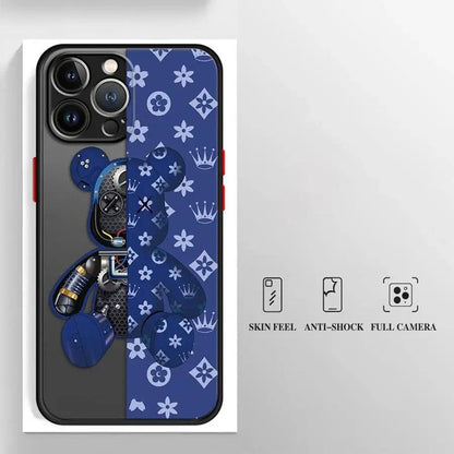 Robot Bear Shockproof Bumper Case for iPhone