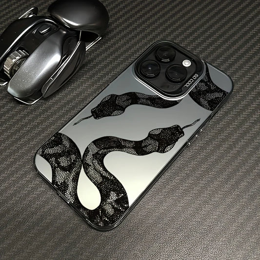 Black Snake Laser iPhone Case — Drop Resistant