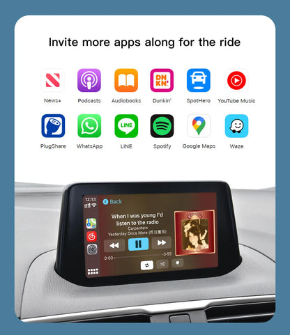 ANYFAR For Mazda Retrofit Kit Wired CarPlay Android Auto USB Adapter Hub OEM For Mazda 2 3 6 CX30 CX5 CX8 CX9 MX5 TK78669U0C