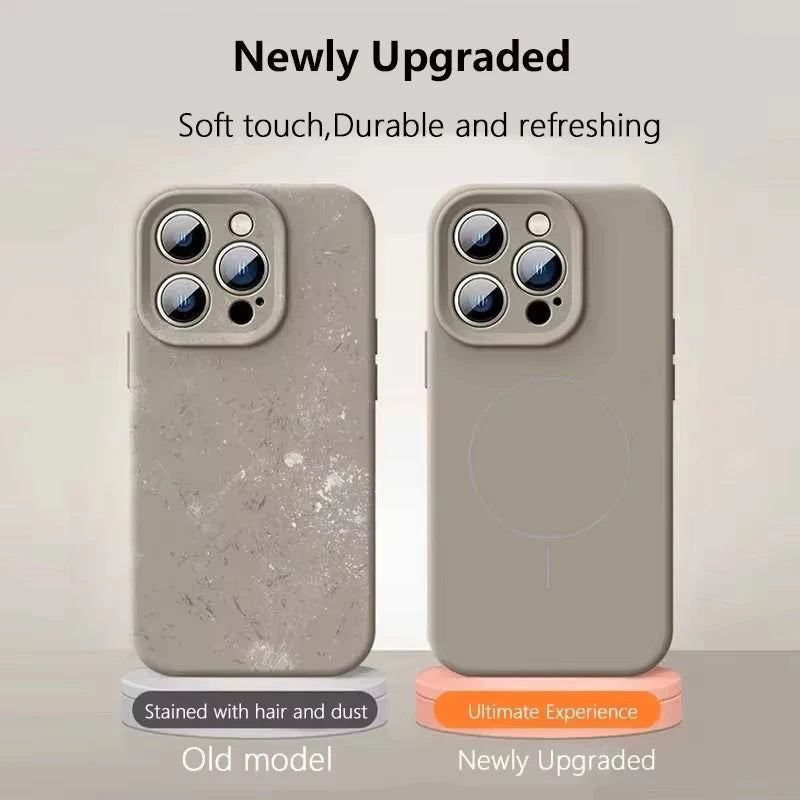Magnetic Liquid Soft Silicone For Magsafe Case For Samsung Galaxy S26 S25 S24 S23 S22 Ultra Plus S26Ultra Shockproof Cover