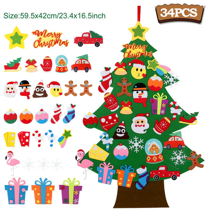 Kids DIY Felt Christmas Tree