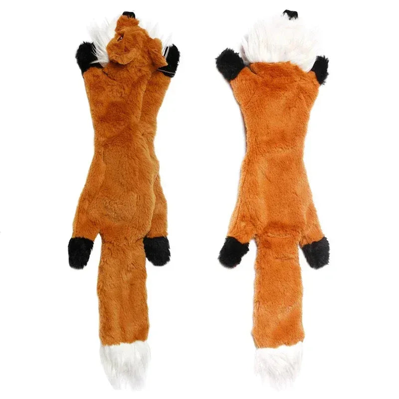 New 45cm Simulated Animal Holster No Stuffing with Squeakers Dog Chew Toy Durable Plush Crinkle Pet Squeak Toys Pet Supplies - Urbizia