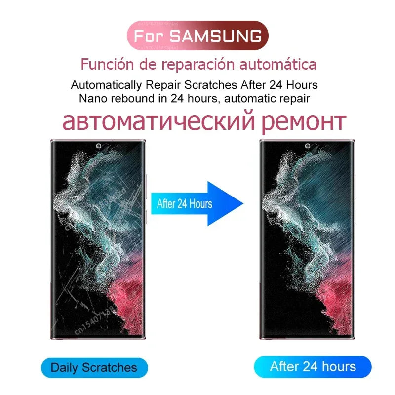8-Pack Hydrogel Screen Protector for Samsung Galaxy