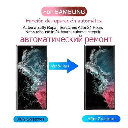 8-Pack Hydrogel Screen Protector for Samsung Galaxy