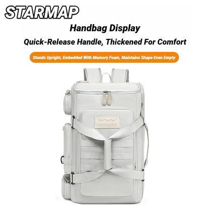 Large Capacity Fitness Bag, Travel Backpack, Dry Wet Separation Shoulder Outdoor Sports, Fishing, Yoga Training Bag Capacity Gym