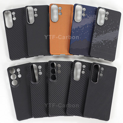 YTF-Carbon Magnetic Case For Samsung S26Ultra Aramid Carbon Fiber Cover For Magsafe S26 S26Plus Cover Mobile Phone Accessories