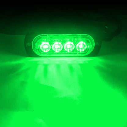 4LED Car Strobe Warning Light Grill Flashing Breakdown Emergency Light for 12v Truck Trailer Police Beacon Lamp Signal TAILLIGHT - Urbizia