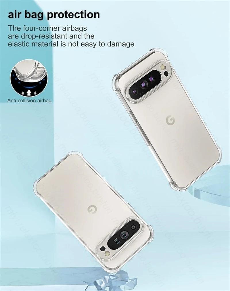Google Pixel Clear Slim TPU Case – Pixel 9 to 10 Series