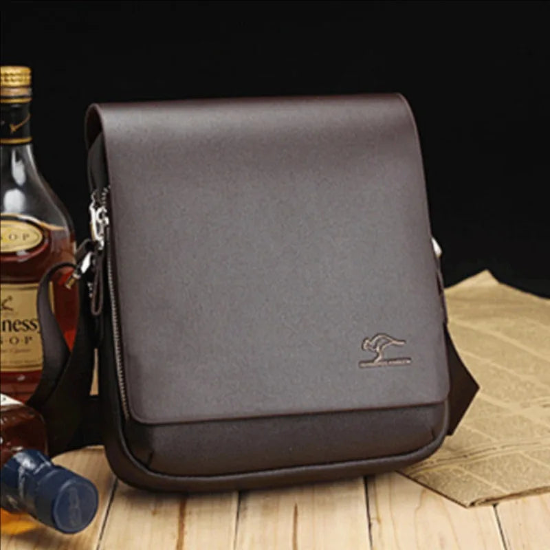 New Luxury Brand Men Shoulder Bag Leather Classic Men Bag Vintage Casual Men Messenger Bag Promotion Business Crossbody Bag Male