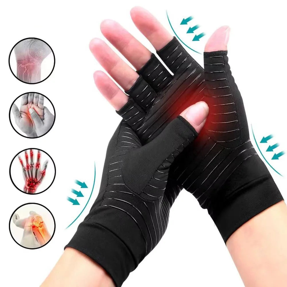 Magnetic tight compression high elasticity glove wrist guard suitable for cycling, sports, fitness,daily work gloves