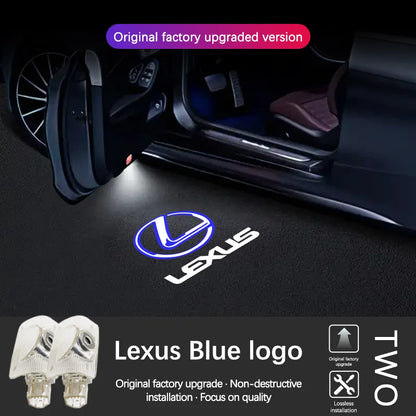 LED Car Door Logo Projector Welcome Ghost Shadow Light Accessories For LEXUS RX ES GX LS LX IS GS RC UX IS250 IS300 IS350 ES300
