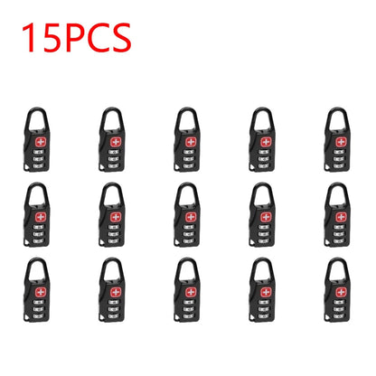 Outdoor Backpack Handbag Zipper Lock Anti Theft Portable Mini Combination Code Number Lock for Travel Backpack Accessories